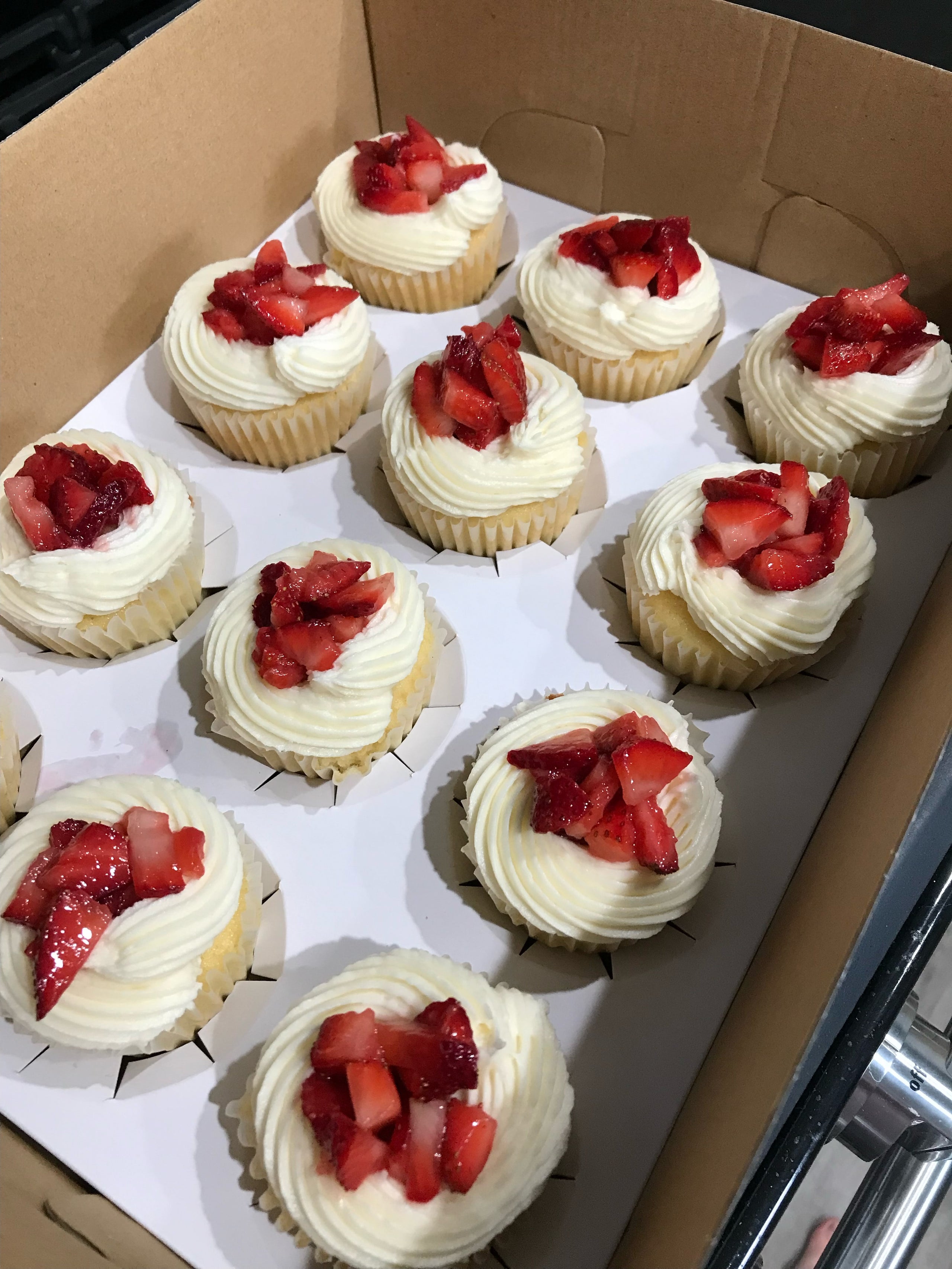 Strawberry Shortcake Cupcakes 6 pack Badger FFA Strawberry